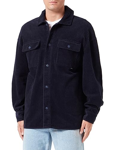 CASUAL FRIDAY - CF August 0090 corduroy overshirt - Jacket Cas - 20504759, Größe:L, Farbe:Dark Navy (194013) von CASUAL FRIDAY
