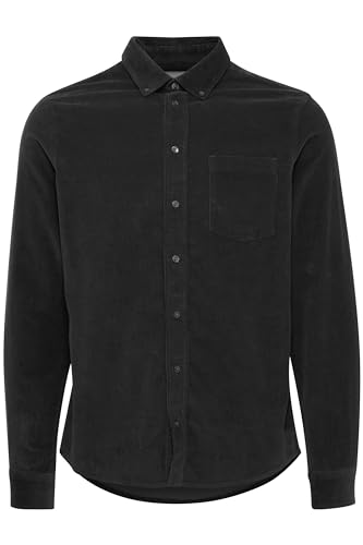 CASUAL FRIDAY - CFAnton LS BD Baby Cord Shirt - Shirt - 20504774, Größe:XL, Farbe:Anthracite Black (194007) von CASUAL FRIDAY