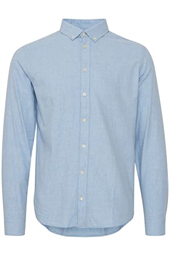 CASUAL FRIDAY CFAnton LS BD fil a fil Shirt Herren Freizeithemd Hemd Button-Down-Kragen Hochwertige Baumwoll-Qualität, Größe:3XL, Farbe:Chambray Blue (154030) von CASUAL FRIDAY