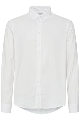 CASUAL FRIDAY CFAnton LS BD fil a fil Shirt Herren Freizeithemd Hemd Button-Down-Kragen Hochwertige Baumwoll-Qualität, Größe:L, Farbe:Snow White (110602) von CASUAL FRIDAY