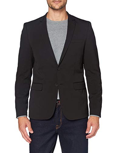 CASUAL FRIDAY CFBernd Blazer Herren Sakko Anzugjacke Slim Fit, Größe:54, Farbe:Black (50003) von CASUAL FRIDAY