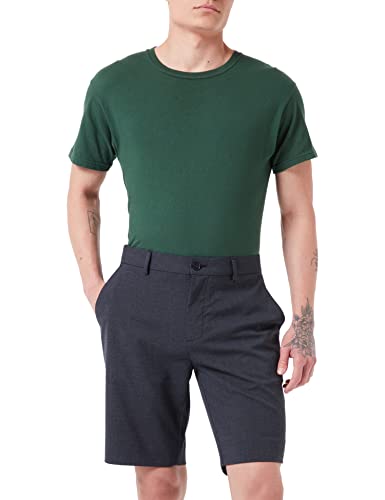 CASUAL FRIDAY CFCarstenHerren Chino Shorts Bermuda Kurze Hose mit Gürtelschlaufen Slim-Fit, Größe:M, Farbe:Dark Grey Melange (50818) von CASUAL FRIDAY