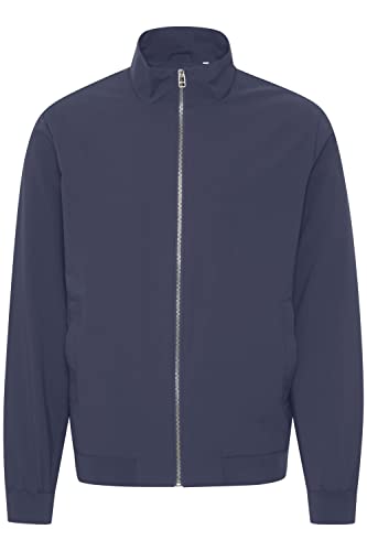 CASUAL FRIDAY CFJoshu zipper jacket Herren Übergangsjacke Herrenjacke Jacke Blouson mit Rippbündchen und Stehkragen Regular Fit, Größe:2XL, Farbe:Dark Navy (194013) von CASUAL FRIDAY