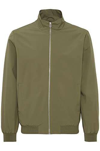 CASUAL FRIDAY CFJoshu zipper jacket Herren Übergangsjacke Herrenjacke Jacke Blouson mit Rippbündchen und Stehkragen Regular Fit, Größe:XL, Farbe:Burnt Olive (180521) von CASUAL FRIDAY