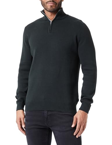 CASUAL FRIDAY - CFKarl 0105 Milano Knit with Zipper - Pullover - 20504889, Größe:S, Farbe:Urban Chic Melange (1950041) von CASUAL FRIDAY