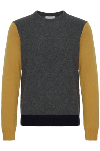 CASUAL FRIDAY - CFKarl Crew Lambswool Knit - Pullover - 20504789, Größe:L, Farbe:Pewter Mix (50817) von CASUAL FRIDAY
