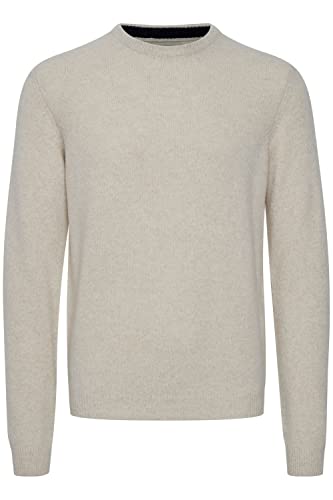 CASUAL FRIDAY CFKarl Crew Neck Bounty Knit Herren Strickpullover Feinstrick Pullover, Größe:L, Farbe:Light Sand Melange (1353041) von CASUAL FRIDAY