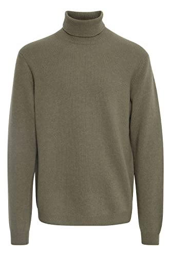 CASUAL FRIDAY CFKarl Herren Rollkragenpullover Strickpullover Feinstrick Pullover mit Rollkragen, Größe:L, Farbe:Olivine Melange (1803161) von CASUAL FRIDAY