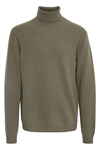 CASUAL FRIDAY CFKarl Herren Rollkragenpullover Strickpullover Feinstrick Pullover mit Rollkragen, Größe:S, Farbe:Olivine Melange (1803161) von CASUAL FRIDAY