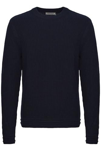 CASUAL FRIDAY CFKarl Herren Strickpullover Grobstrick Pullover mit Rippbündchen 100% Baumwolle Regular fit, Größe:XXL, Farbe:Dark Navy (194013) von CASUAL FRIDAY