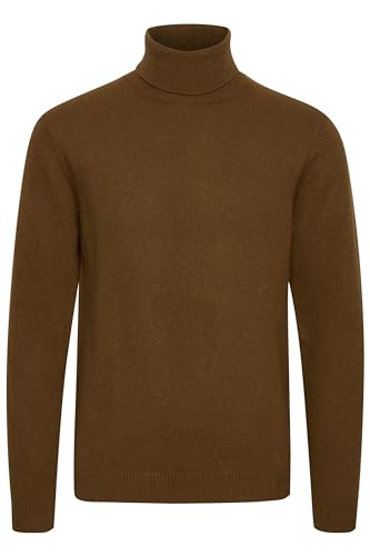 CASUAL FRIDAY CFKarl roll Neck Bounty Knit Herren Strickpullover Feinstrick Pullover mit Rollkragen, Größe:L, Farbe:Coffee Liqueúr Melange (1809301) von CASUAL FRIDAY