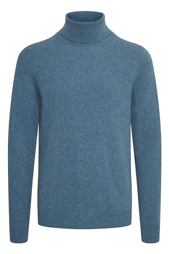 CASUAL FRIDAY CFKarl roll Neck Bounty Knit Herren Strickpullover Feinstrick Pullover mit Rollkragen, Größe:M, Farbe:True Navy Melange (1940301) von CASUAL FRIDAY