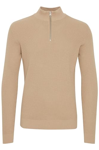 CASUAL FRIDAY - CFKarlo 0092 Half Zipper Knit - Pullover - 20504786, Größe:M, Farbe:Silver Mink (171312) von CASUAL FRIDAY