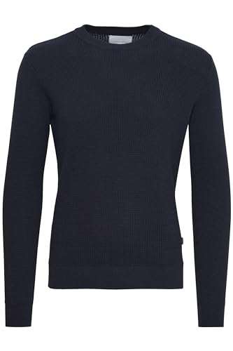 CASUAL FRIDAY - CFKarlo 0092 Structured Crew Neck Knit - Pullover - 20504787, Größe:3XL, Farbe:Anthracite Black (194007) von CASUAL FRIDAY
