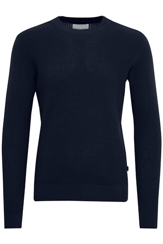 CASUAL FRIDAY - CFKarlo 0092 Structured Crew Neck Knit - Pullover - 20504787, Größe:L, Farbe:Dark Navy (194013) von CASUAL FRIDAY