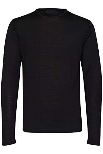 CASUAL FRIDAY CFKent Herren Strickpullover Feinstrick Pullover mit Turtleneck, Größe:L, Farbe:Black (50003) von CASUAL FRIDAY