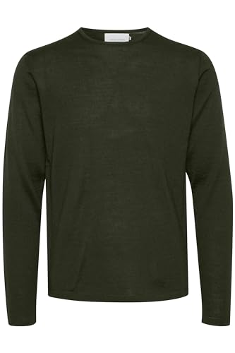 CASUAL FRIDAY CFKent Herren Strickpullover Feinstrick Pullover mit Turtleneck, Größe:L, Farbe:Deep Forest Melange (1961101) von CASUAL FRIDAY