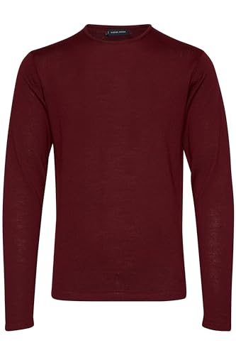 CASUAL FRIDAY CFKent Herren Strickpullover Feinstrick Pullover mit Turtleneck, Größe:L, Farbe:Vineyard Wine Melange (1916231) von CASUAL FRIDAY