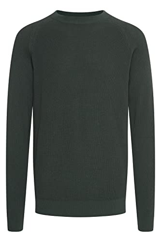 CASUAL FRIDAY CFKristian Herren Strickpullover Feinstrick Pullover mit Rundhalsausschnitt O-Neck, Größe:XL, Farbe:Deep Forest (196110) von CASUAL FRIDAY