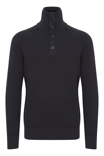 CASUAL FRIDAY CFKristian Herren Strickpullover Pullover Troyer mit Knöpfen 100% Baumwolle Regular fit, Größe:XL, Farbe:Dark Navy (194013) von CASUAL FRIDAY
