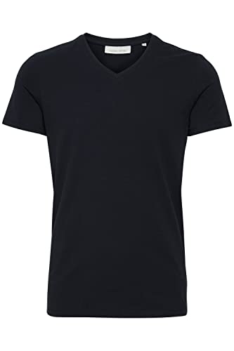 CASUAL FRIDAY CFLincoln v-Neck t-Shirt Herren T-Shirt Kurzarm Shirt mit V-Ausschnitt Slim Fit, Größe:M, Farbe:Black (50003) von CASUAL FRIDAY