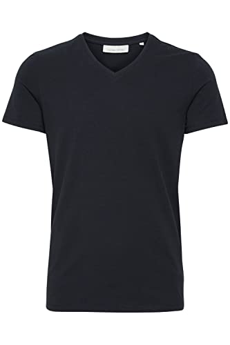 CASUAL FRIDAY CFLincoln v-Neck t-Shirt Herren T-Shirt Kurzarm Shirt mit V-Ausschnitt Slim Fit, Größe:M, Farbe:Night Navy (50442) von CASUAL FRIDAY