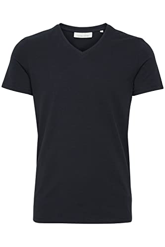 CASUAL FRIDAY CFLincoln v-Neck t-Shirt Herren T-Shirt Kurzarm Shirt mit V-Ausschnitt Slim Fit, Größe:XL, Farbe:Night Navy (50442) von CASUAL FRIDAY