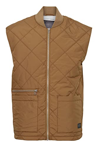 CASUAL FRIDAY CFOlas quilted vest Herren Weste Steppweste Outdoor Weste Leicht gesteppte Weste mit Taschen Regular Fit, Größe:XL, Farbe:Ermine (181022) von CASUAL FRIDAY