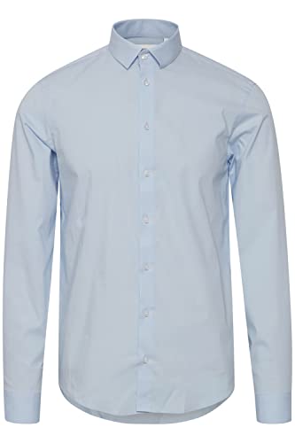 CASUAL FRIDAY CFPalle Slim Fit Shirt Herren Business Hemd Herrenhemd unifarben mit Kentkragen, Größe:XXL, Farbe:Pale Blue (50471) von CASUAL FRIDAY