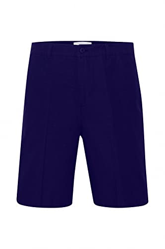 CASUAL FRIDAY CFPeterson Herren Chino Shorts Bermuda Kurze Hose Leinenshorts Leinen Mix Relaxed Fit, Größe:M, Farbe:Dark Navy (194013) von CASUAL FRIDAY