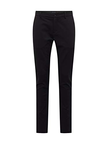 CASUAL FRIDAY CFPhilip Performance Pant Herren Hose Stoffhose mit Gürtelschlaufen Slim Fit, Größe:W36/34, Farbe:Black (50003) von CASUAL FRIDAY