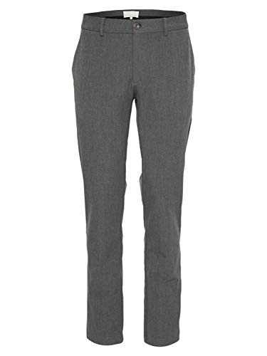 CASUAL FRIDAY CFPhilip Performance Pant Herren Hose Stoffhose mit Gürtelschlaufen Slim Fit, Größe:W38/34, Farbe:Pewter Mix (50817) von CASUAL FRIDAY