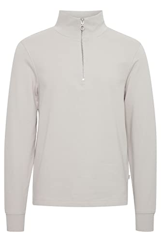 CASUAL FRIDAY CFSebastian Herren Sweatshirt Troyer Pullover mit Stehkragen und Reißverschluss, Größe:L, Farbe:Chateau Gray (154503) von CASUAL FRIDAY