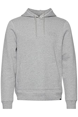 CASUAL FRIDAY CFSebastian Hood Sweat Herren Kapuzenpullover Hoodie Pullover mit Kapuze aus 100% Baumwolle, Größe:L, Farbe:Light Grey Melange (50813) von CASUAL FRIDAY