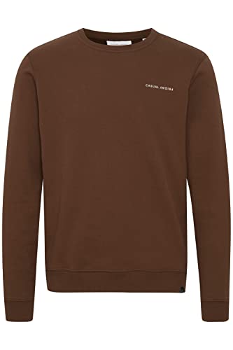 CASUAL FRIDAY CFSeverin Herren Sweatshirt Pullover Pulli mit Rundhalsausschnitt aus 100% Baumwolle, Größe:2XL, Farbe:Potting Soil (191218) von CASUAL FRIDAY