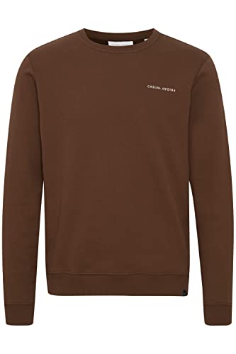 CASUAL FRIDAY CFSeverin Herren Sweatshirt Pullover Pulli mit Rundhalsausschnitt aus 100% Baumwolle, Größe:L, Farbe:Potting Soil (191218) von CASUAL FRIDAY