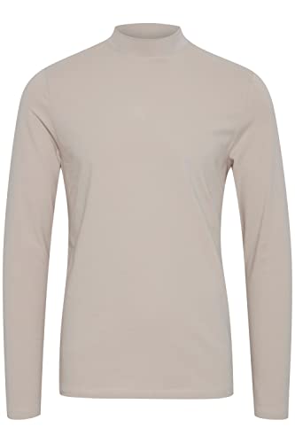 CASUAL FRIDAY Theo LS Turtleneck Herren Longsleeve Langarmshirt Shirt Basic hochwertige Baumwoll-Qualität hoch geschlossener Kragen Regular Fit, Größe:L, Farbe:Chateau Gray (154503) von CASUAL FRIDAY