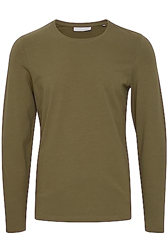 CASUAL FRIDAY CFTheo LS t-Shirt Herren Longsleeve Langarmshirt Shirt Basic Slim Fit, Größe:3XL, Farbe:Burnt Olive (180521) von CASUAL FRIDAY