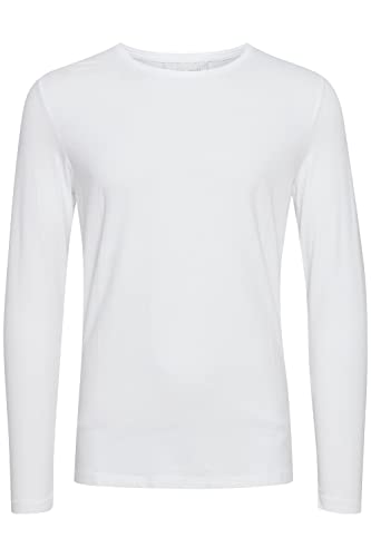 CASUAL FRIDAY CFTheo LS t-Shirt Herren Longsleeve Langarmshirt Shirt Basic Slim Fit, Größe:M, Farbe:Bright White (110601) von CASUAL FRIDAY