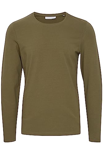 CASUAL FRIDAY CFTheo LS t-Shirt Herren Longsleeve Langarmshirt Shirt Basic Slim Fit, Größe:M, Farbe:Burnt Olive (180521) von CASUAL FRIDAY