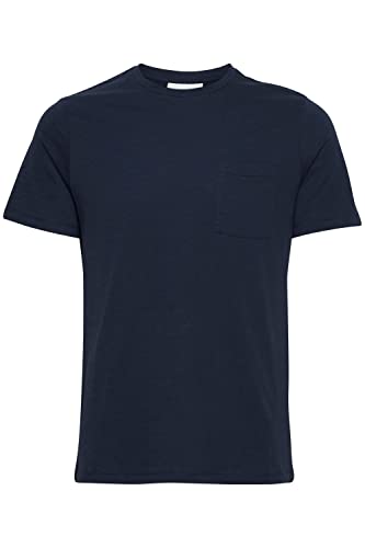 CASUAL FRIDAY CFThor Herren T-Shirt Kurzarm Shirt Basic T-Shirt mit Brusttasche Rundhals-Ausschnitt hochwertige Baumwoll-Qualität, Größe:2XL, Farbe:Navy Blazer (193923) von CASUAL FRIDAY