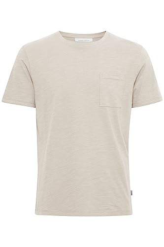 CASUAL FRIDAY CFThor Herren T-Shirt Kurzarm Shirt Basic T-Shirt mit Brusttasche Rundhals-Ausschnitt hochwertige Baumwoll-Qualität, Größe:S, Farbe:Chateau Gray (154503) von CASUAL FRIDAY