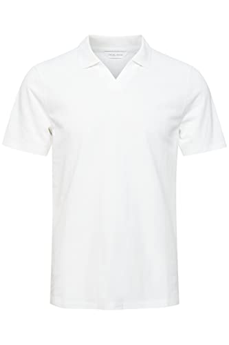 CASUAL FRIDAY CFTristan SS Pique Polo Shirt Herren Poloshirt Polohemd Polokragen ohne Knöpfe Regular Fit Hochwertige Baumwoll-Qualität, Größe:2XL, Farbe:Ecru (114201) von CASUAL FRIDAY