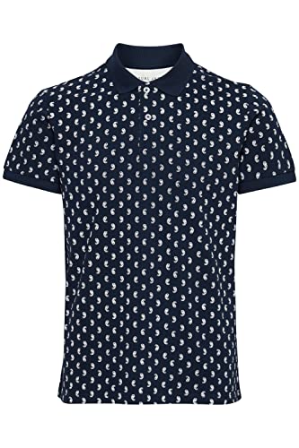 CASUAL FRIDAY CFTristanHerren Poloshirt Polohemd T-Shirt mit Polokragen aus 100% Baumwolle Gemustert, Größe:M, Farbe:Navy Blazer (193923) von CASUAL FRIDAY