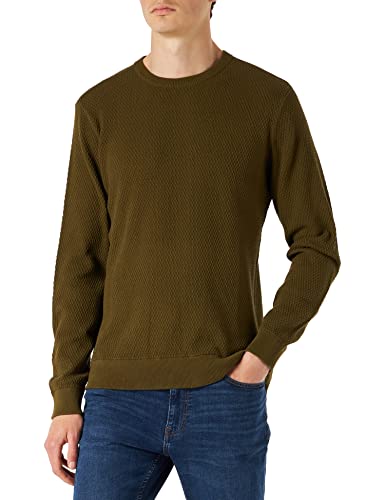 Casual Friday Herren 20503984 Pullover, 190516/Dark Olive, XXL von CASUAL FRIDAY