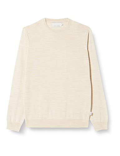Casual Friday Herren CFGregory Crew Neck Knit Pullover, 135304/Light Sand, L von CASUAL FRIDAY