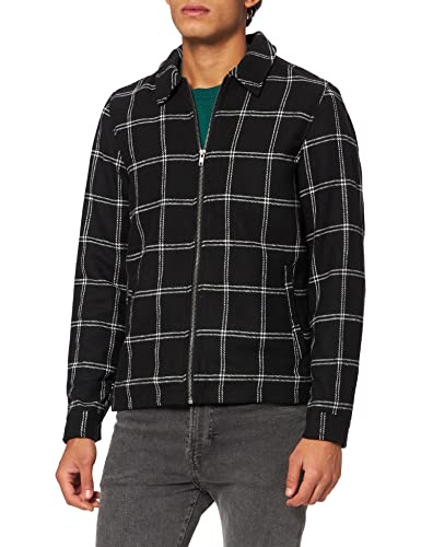 Casual Friday Herren Jones Checked Jacket Jacke, 194007/Anthracite Black, XL von CASUAL FRIDAY