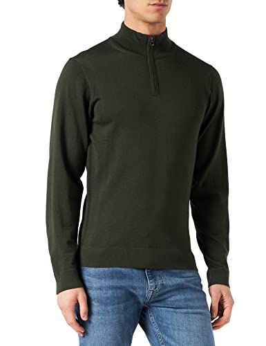 Casual Friday Herren Karlo Merino Knit Pullover, 190508/Peat, XL von CASUAL FRIDAY