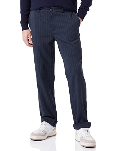 Casual Friday Herren Pandrup 0040 Pinstriped Pants Freizeithose, Dark Navy Melange, 29/34 von CASUAL FRIDAY