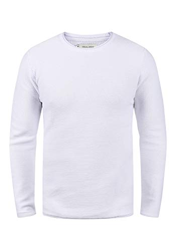 CASUAL FRIDAY Herren Strickpullover Feinstrick Pullover 20503346, Größe:XXL, Farbe:Bright White (110601) von CASUAL FRIDAY